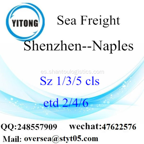 Puerto de Shenzhen LCL consolidación a Nápoles